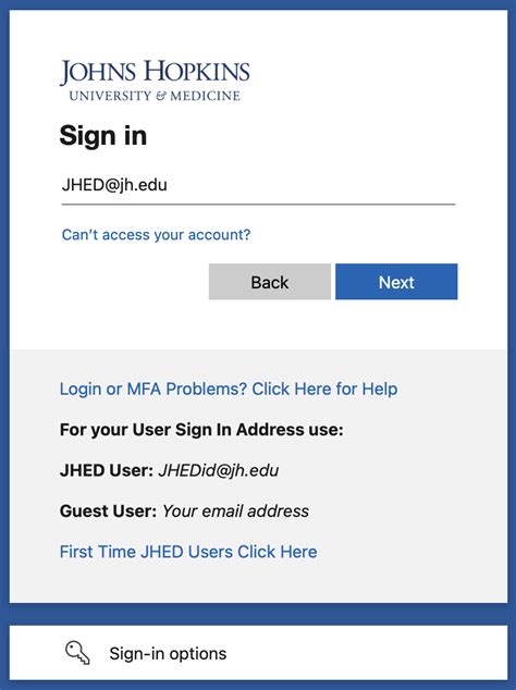 myjhuedu|jhh my learning portal.